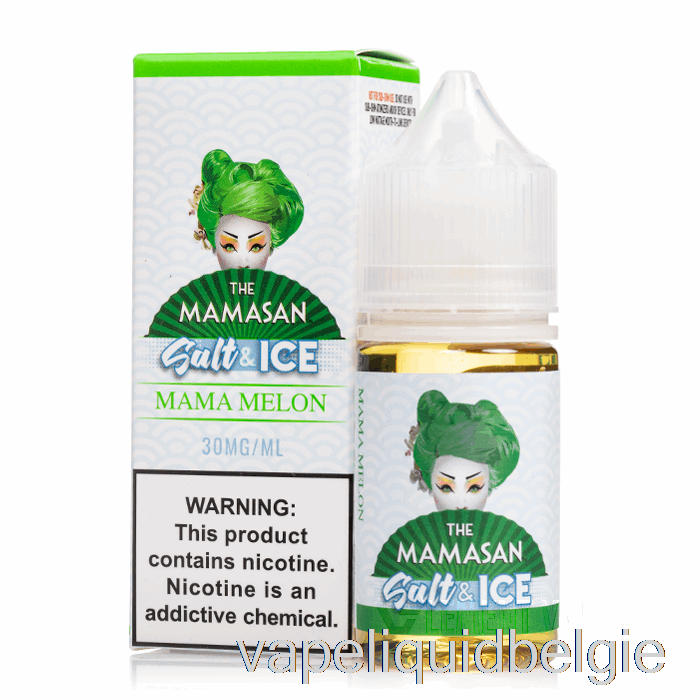 Vape Smaken Ijs Mama Meloen Zout - De Mamasan E-liquid - 30ml 30mg